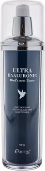 ESTHETIC HOUSE Тонер с экстрактом ласточкиного гнезда для лица / Ultra Hyaluronic acid Bird's nest Toner 130 мл