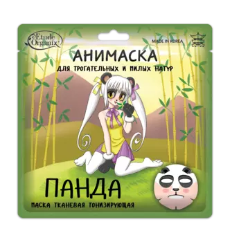 ETUDE ORGANIX Анимаска тканевая балансирующая Панда / ETUDE ORGANIX 25 г