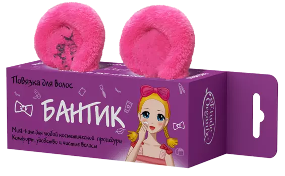 ETUDE ORGANIX Повязка для волос Бантик / ETUDE ORGANIX