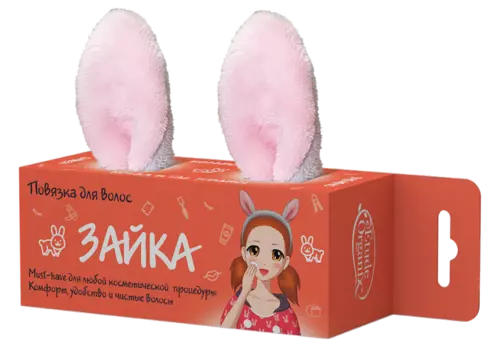 ETUDE ORGANIX Повязка для волос Зайка / ETUDE ORGANIX