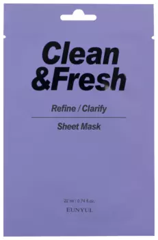 EUNYUL Маска тканевая для выравнивания тона и рельефа лица 22 мл