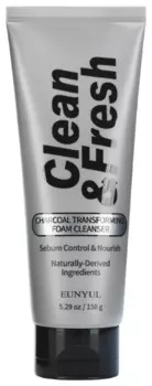 EUNYUL Пенка-трансформер очищающая с древесным углем 150 г