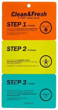 EUNYUL Полоски трехэтапные для носа 1 шт