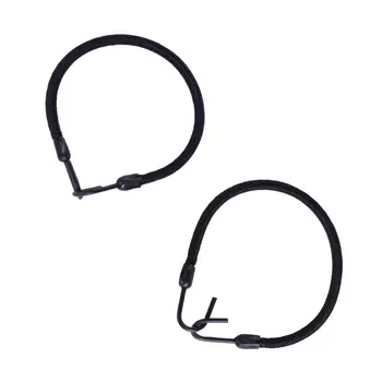 EUROSTIL Резинки ES на крючке черные 00858 12шт.