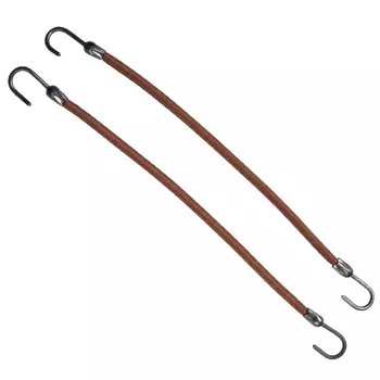 EUROSTIL Резинки ES на крючке коричн. 00637 12шт.