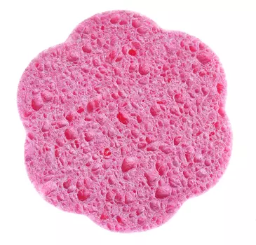 EUROSTIL Спонжик ES для снятия макияжа цветной 70мм 1шт.