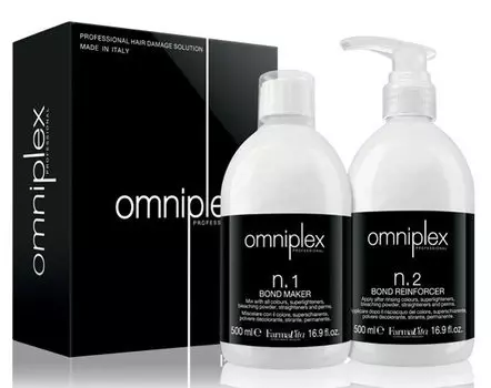 FARMAVITA Средства для защиты и восстановления волос N.1 + N.2 / OMNIPLEX COMPACT KIT 2*500 мл