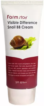 FARMSTAY BB-крем с муцином улитки SPF 40/PA+++ / VISIBLE DIFFERENCE SNAIL 50 г