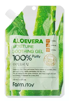 FARMSTAY Гель увлажняющий успокаивающий с экстрактом алоэ для лица и тела 100 мл