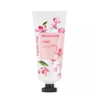 FARMSTAY Крем для рук с экстрактом вишневого цвета / PINK FLOWER BLOOMING HAND CREAM CHERRY BLOSSOM 100 мл