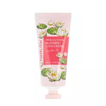FARMSTAY Крем для рук с экстрактом водяной лилии / PINK FLOWER BLOOMING HAND CREAM WATER LILY 100 мл