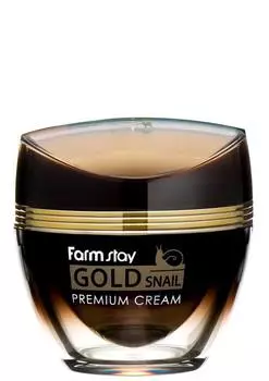 FARMSTAY Крем премиальный с золотом и муцином улитки / Black Snail 50 мл