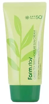 FARMSTAY Крем солнцезащитный увлажняющий с семенами зеленого чая SPF 50 PA+++ 70 г