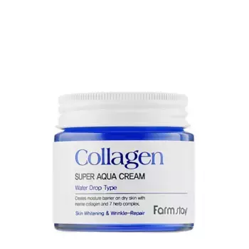 FARMSTAY Крем суперувлажняющий для лица с коллагеном / COLLAGEN SUPER AQUA CREAM 80 мл