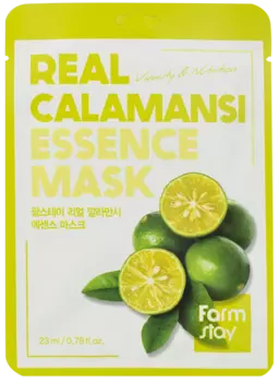 FARMSTAY Маска тканевая с экстрактом каламанси для лица 23 мл