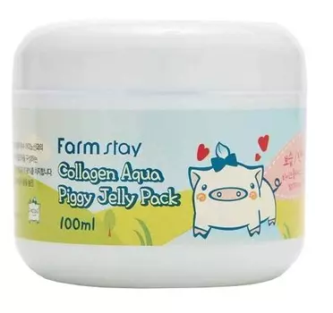 FARMSTAY Маска-желе увлажняющая со свиным коллагеном / PIGGY COLLAGEN 100 мл