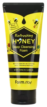 FARMSTAY Пенка глубокого очищения с экстрактом меда 180 мл