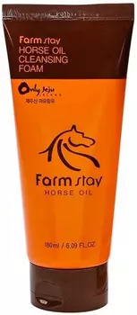 FARMSTAY Пенка очищающая с лошадиным маслом 180 мл