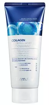 FARMSTAY Пенка очищающая увлажняющая с коллагеном / Collagen moistfull 180 мл