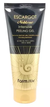FARMSTAY Гель отшелушивающий с муцином королевской улитки / ESCARGOT NOBLESSE 180 мл