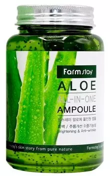 FARMSTAY Сыворотка ампульная многофункциональная с экстрактом алоэ 250 мл
