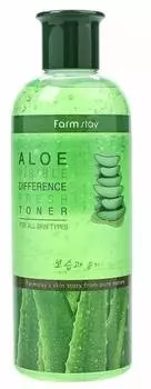 FARMSTAY Тонер освежающий с экстрактом алоэ 350 мл