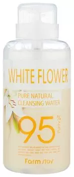 FARMSTAY Вода очищающая с экстрактом белых цветов / Cleansing Water 500 мл