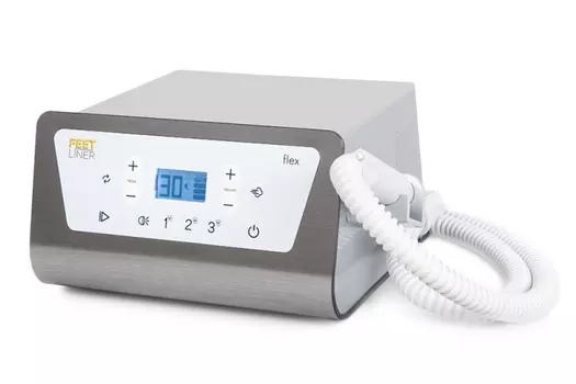 FEETLINER Аппарат педикюрный с пылесосом и подсветкой, серый, 30000 оборотов в минуту / FeetLiner Flex