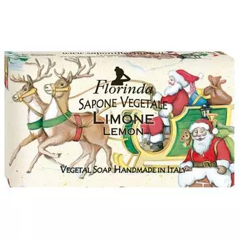 FLORINDA Мыло растительное, лимон / Limone 100 г