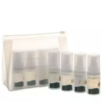 FORMULA DR. LYUTER Набор миниатюр в косметичке (пена для умывания 15 мл + тонер 15 мл + маска 15 мл + крем 15 мл) ANTIPTOSIS