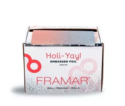 FRAMAR Фольга с тиснением в рулоне Вдохновение праздника / Embossed Roll Medium Holi-Yay 98 м