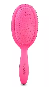 FRAMAR Щетка распутывающая для волос Розовая лента / Detangle Brush - Breast Cancer Awareness 1 шт