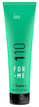 FRAMESI Гель с антижелтым эффектом для седых и светлых волос / FOR-ME 110 BLEND ME SILVER GEL 150 мл