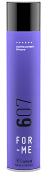 FRAMESI Лак экстрасильной фиксации для волос / FOR-ME 607 HOLD ME EXTREMELY HAIRSPRAY 500 мл