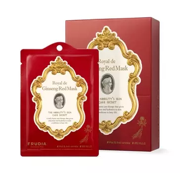 FRUDIA Маска омолаживающая с красным женьшенем 10*20 мл