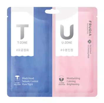 FRUDIA Набор Мультимаскинг (глина черная 7 мл + глина розовая 7 мл)