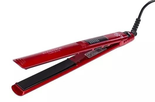 GA MA Щипцы-выпрямители Elegance турмалиновые, LED терморегулятор, плавающие полотна эскстра длина 12 см