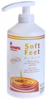 GEHWOL Крем шелковый с гиалуроновой кислотой Молоко и мед / Fusskraft 500 мл
