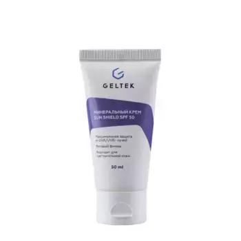 ГЕЛЬТЕК Крем минеральный для лица SPF 50 / Sun Shield Sun Protection 50 мл