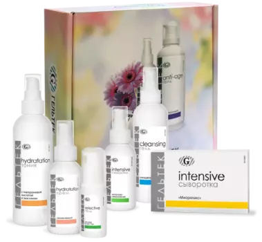 ГЕЛЬТЕК Набор косметики №1, для возрастной и усталой кожи / Anti-age