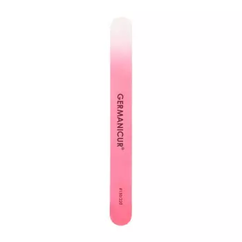 GERMANICUR Пилка прямая для маникюра 150/220 / GERMANICUR