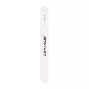 GERMANICUR Пилка прямая для маникюра 150/220 / GERMANICUR
