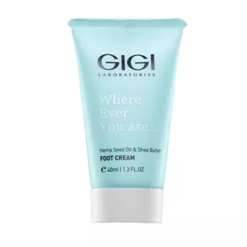 GIGI Крем для ног шелковый с конопляным маслом и маслом ши / Hemp Seed Oil & Shea Butter OUTSERIAL 40 мл