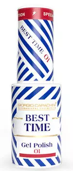 GIORGIO CAPACHINI 01 гель-лак трехфазный для ногтей / BEST TIME 8 мл