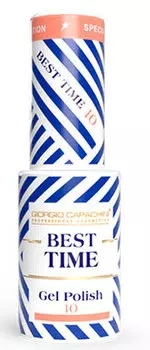 GIORGIO CAPACHINI 10 гель-лак трехфазный для ногтей / BEST TIME 8 мл