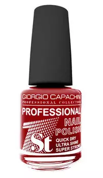 GIORGIO CAPACHINI 40 лак для ногтей, рубиновый / 1-st Professional 16 мл