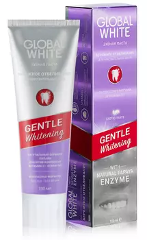 GLOBAL WHITE Паста зубная бережное отбеливание / Gentle whitening 100 мл