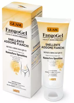 GUAM Гель антицеллюлитный контрастный с липоактивными наносферами для живота и талии / FANGOGEL 150 мл