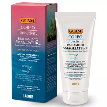 GUAM Крем биоактивный от растяжек с гликолевой кислотой / CORPO 150 мл