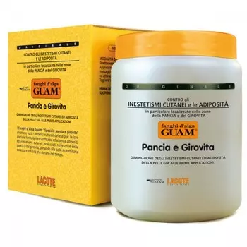 GUAM Маска антицеллюлитная для живота и талии / FANGHI D`ALGA 1000 г